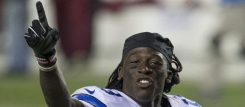 Lucky Whitehead Cowboys at Redskins 12/7/15 by Keith Allison via Wikimedia Commons