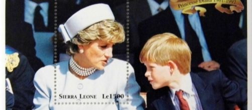 Princess Diana "With Harry" Commemorative Stamp via Flickr / Joe Haupt