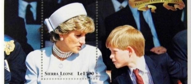 Princess Diana "With Harry" Commemorative Stamp via Flickr / Joe Haupt Princess Diana "With Harry" Commemorative Stamp via Flickr / Joe Haupt