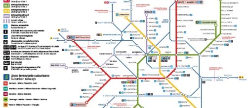 La rete metropolitana di Milano ATM