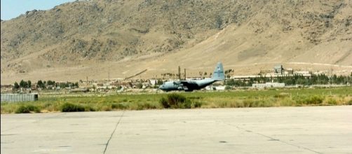 U.S. Air Force C-130 Hercules at Kabul airport (credit – wikimediacommons)