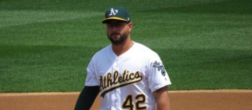 Yankees are reportedly making a trade with the Oakland Athletics for Sonny Gray and Yonder Alonso. [Image via Flickr/Scott U]