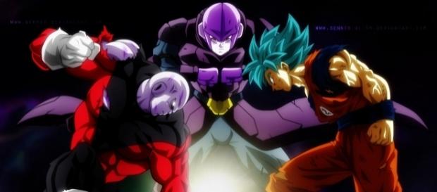FanArt de Goku, Hit y Jiren en el Torneo del Poder FanArt de Goku, Hit y Jiren en el Torneo del Poder