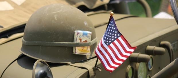 Symbol of America as a world power. https://pixabay.com/en/helmet-flag-patriotism-1475770/ Symbol of America as a world power. https://pixabay.com/en/helmet-flag-patriotism-1475770/