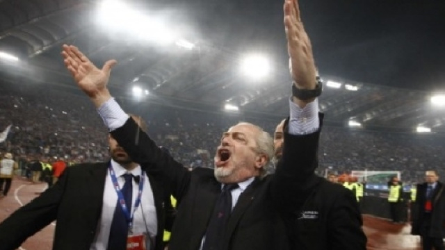 Il patron del Napoli Aurelio De Laurentiis