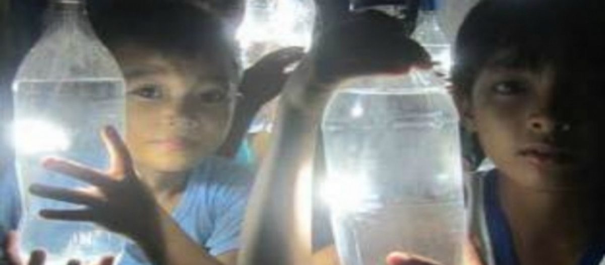 LIGHT IN A BOTTLE, Science Project, Liter of Light