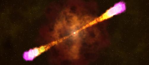 Gamma ray bursts are thought to occur when a dying star collapses to become a black hole- NASA's Goddard Space Flight Center