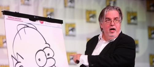 Matt Groening speaking at the 2012 San Diego Comic-Con International in San Diego, California. (Gage Skidmore / Wikimedia Commons)
