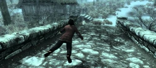 Air Swimmers in 'Skyrim' (image source: YouTube/ConnorRCS)