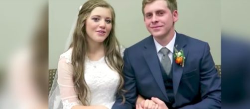 Joy-Anna Duggar and Austin Forsyth on their wedding day--Image via Duggar Family: Breaking News/YouTube