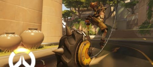 Junkrat's Concussion Mine allows him to triple jump in "Overwatch" PTR (via YouTube/PlayOverwatch)