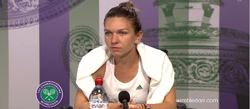 Simona Halep/ Photo: screenshot via Wimbledon channel on YouTube