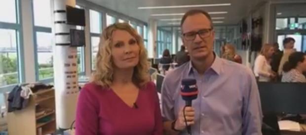 Moderatoren Susanne Wieseler und Thomas Bug meldeten sich aus der Redaktion und erklärten den Black Out im WDR / Foto: WDR Moderatoren Susanne Wieseler und Thomas Bug meldeten sich aus der Redaktion und erklärten den Black Out im WDR / Foto: WDR