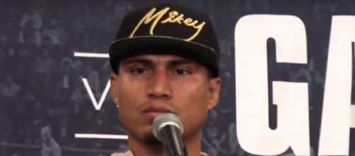 Mikey Garcia speaking at the post fight conference after beating Adrien Broner - YouTube/Seconds Out