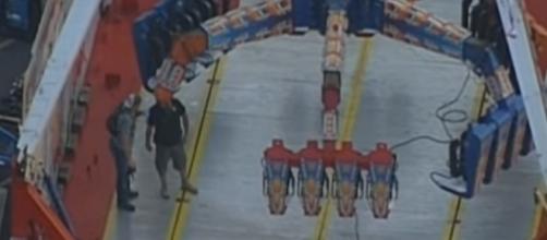 The Fire Ball ride that claimed the life of Tyler Jarell / Photo via Associated Press , YouTube