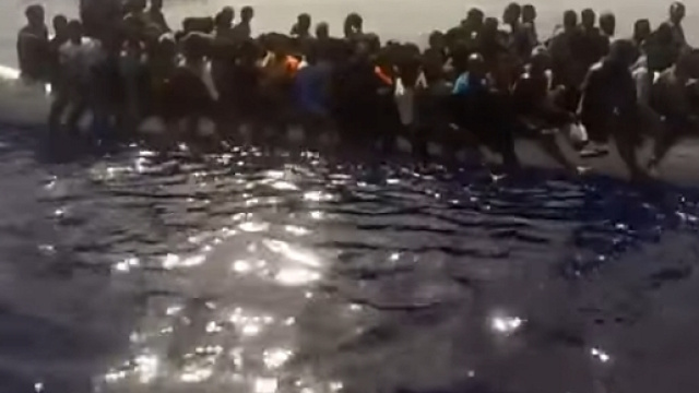 Migranti in un 'viaggio della speranza'