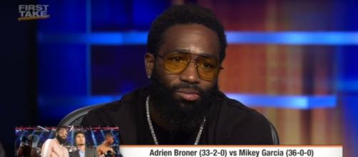 Where does Adrien Broner rank in professional boxing? [Image via YouTube/ESPN]
