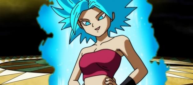 FanArt de Caulifla en SSJ Blue FanArt de Caulifla en SSJ Blue