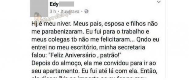 Homem teve uma surpresa que não esperava Homem teve uma surpresa que não esperava