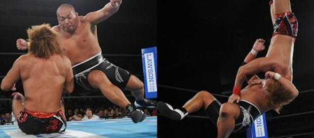 Ishii le dio un doloroso descalabro a su bestia negra, Naito. njpw.co.jp. Ishii le dio un doloroso descalabro a su bestia negra, Naito. njpw.co.jp.