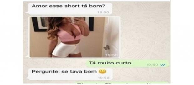 Namorada recebe uma resposta que não esperava Namorada recebe uma resposta que não esperava