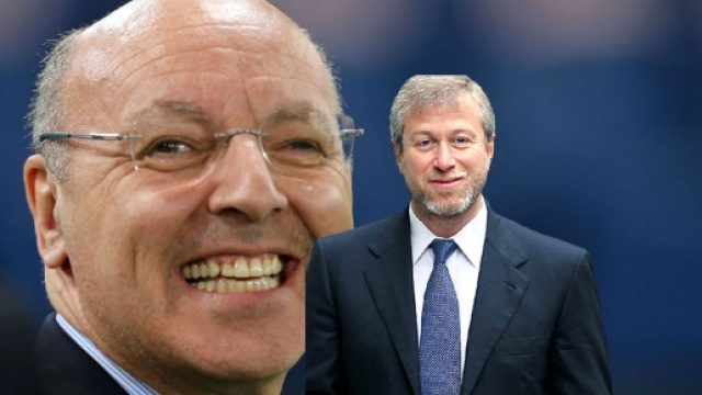 Marotta e Abramovich per l'acquisto di Alex Sandro