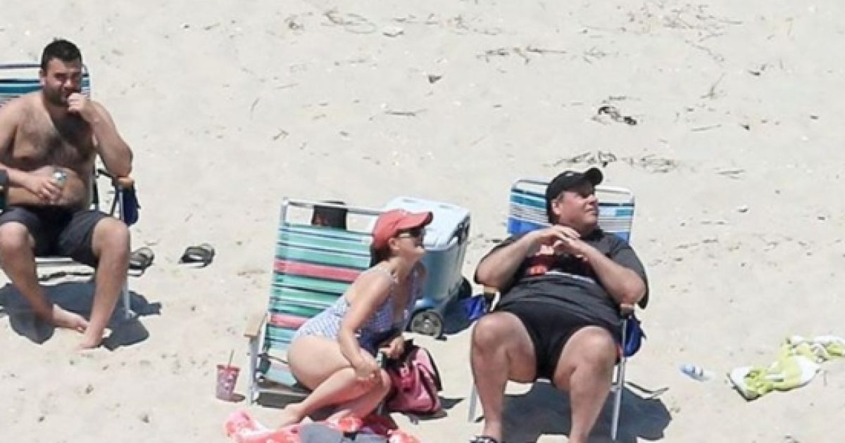 chris christie beach