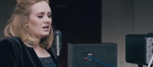 Adele canceled her last two shows in London due to a damaged vocal cords. Image via YouTube/AdeleVEVO