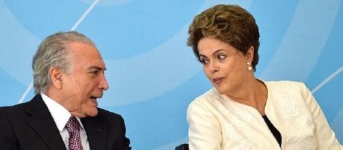 Rousseff & Michel Temer credits:wikimedia https://commons.wikimedia.org/wiki/File:Dilma_Rousseff_e_Michel_Temer_em_24_de_novembro_de_2015.jpg