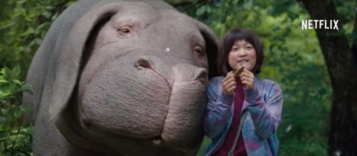 A screenshot of Okja/Photo via Netflix