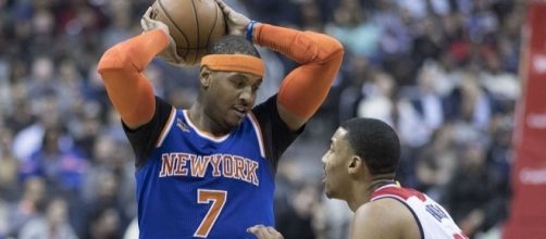 Carmelo Anthony could soon join Cleveland or Houston. Image Credit: Keith Allison / Flickr