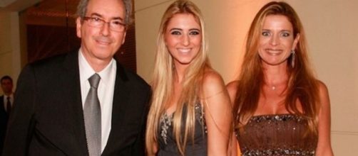 Ex-deputado Eduardo Cunha e família