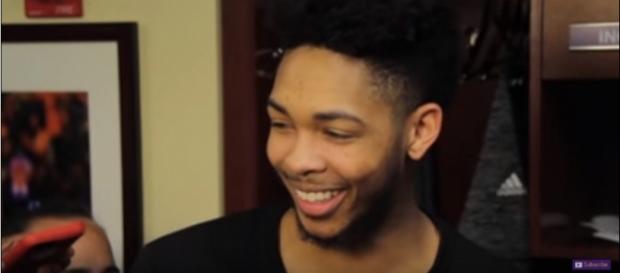 Brandon Ingram during a post-game interview. Photo - YouTube Screenshot/@LakersNation Brandon Ingram during a post-game interview. Photo - YouTube Screenshot/@LakersNation