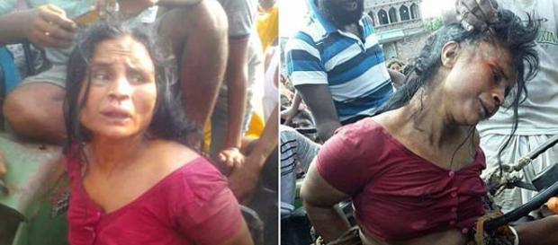 Ela foi confundida com sequestrador de crianças e linchada durante três horas (Foto: Reprodução) Ela foi confundida com sequestrador de crianças e linchada durante três horas (Foto: Reprodução)