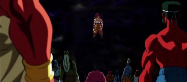 Goku se transforma en dios Super Saiyajin Goku se transforma en dios Super Saiyajin