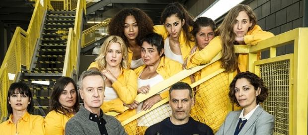 Las protagonistas de la serie en uno de los escenarios de la misma. Foto - atresplayer.com Las protagonistas de la serie en uno de los escenarios de la misma. Foto - atresplayer.com