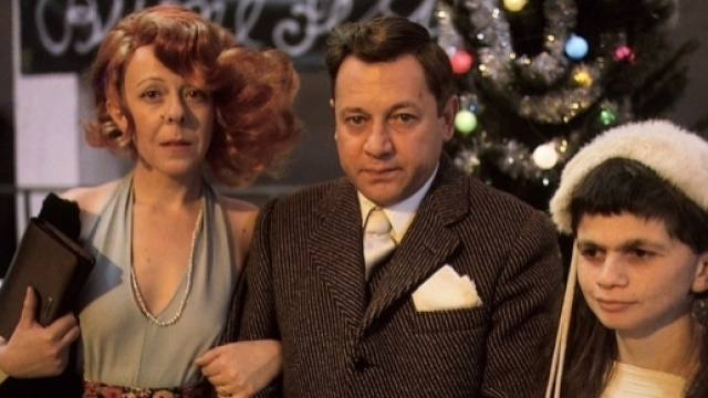 Paolo Villaggio e Ugo Fantozzi: nella foto con la moglie Pina e la figlia Mariangela