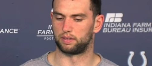 Andrew Luck underwent surgery in January to repair a lingering issue in his right shoulder -- NFL First via YouTube