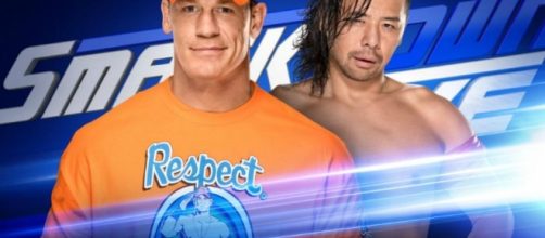 John Cena Vs. Shinsuke Nakamura - WWE SmackDown Poster/Youtube