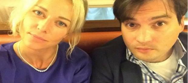 Attrice e playboy: figlia d'arte Olga Efremova con il figlio della politica Boris Eltsin junior Attrice e playboy: figlia d'arte Olga Efremova con il figlio della politica Boris Eltsin junior