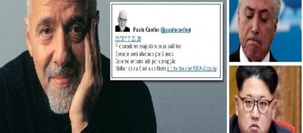 Escritor e jornalista Paulo Coelho faz duras críticas ao que considera o Brasil pós-golpe com Temer Escritor e jornalista Paulo Coelho faz duras críticas ao que considera o Brasil pós-golpe com Temer