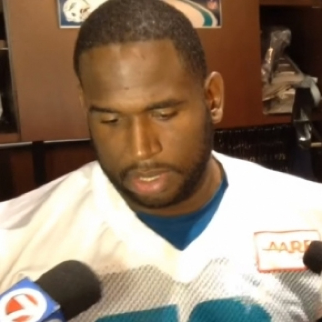 Miami Dolphins' Branden Albert, Kenny Stills speak with media from YouTube/Miami Herald