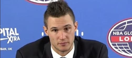 Danilo Gallinari will be sidelined for 40 days due to the thumb injury -- Denver Nuggets via YouTube