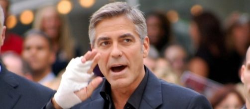 George Clooney has threatened Voici for leaking pictures of his children/Photo via Courtney Flickr
