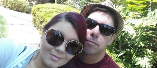 Amber Portwood and Matt Baier pose for a vacation photo. (Photo via Instagram)