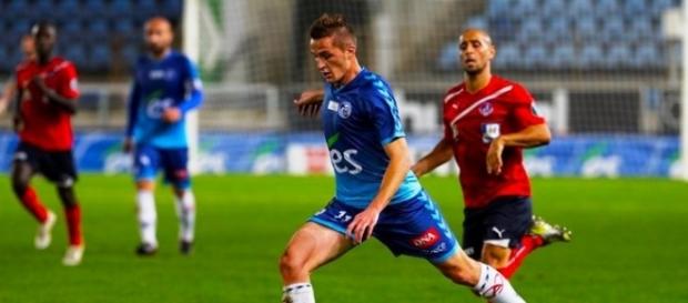 Dimitri Lienard a prolongé au Racing jusqu'en 2019. (Photo RCSA.fr) http://www.rcstrasbourgalsace.fr/ Dimitri Lienard a prolongé au Racing jusqu'en 2019. (Photo RCSA.fr) http://www.rcstrasbourgalsace.fr/