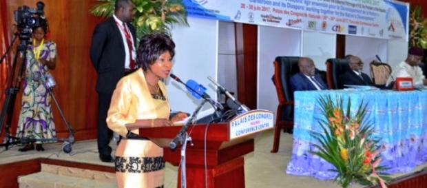 Grace Elone représentante de la Diaspora (Crédit photo: FODIAS 2017) Grace Elone représentante de la Diaspora (Crédit photo: FODIAS 2017)