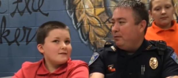 Jody Thompson with his adopted son John - YouTube/ABC News Jody Thompson with his adopted son John - YouTube/ABC News