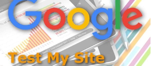 La página web de Test My Site de Google La página web de Test My Site de Google