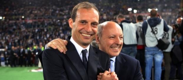 Allegri e Marotta (foto presa da Google Immagini) Allegri e Marotta (foto presa da Google Immagini)